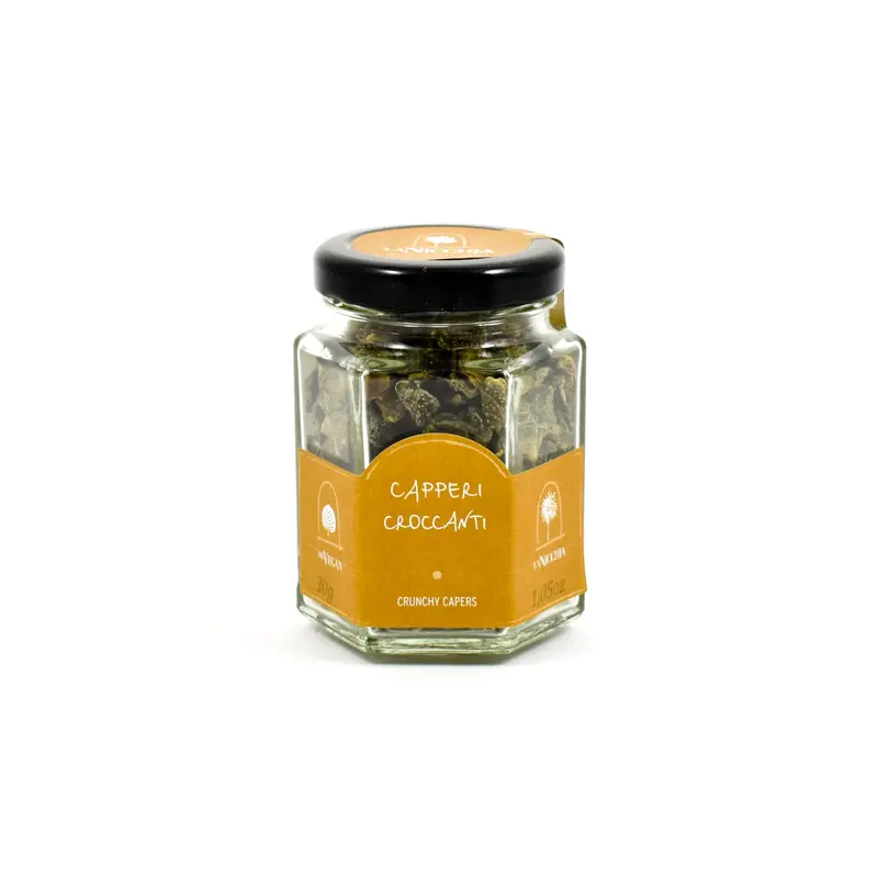 La Nicchia Hand-Harvested Crunchy Capers, 30G 1