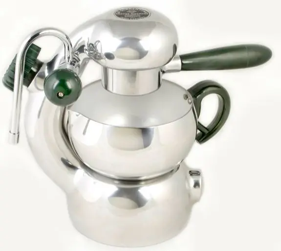La Sorrentina™ Atomic-Style Espresso Machine In Emerald Green 1