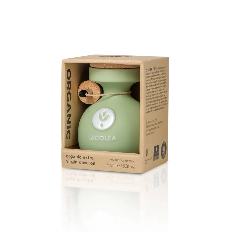 Ladolea Koroneiki Medium Organic Extra Virgin Olive Oil – 200Ml Bottle 1