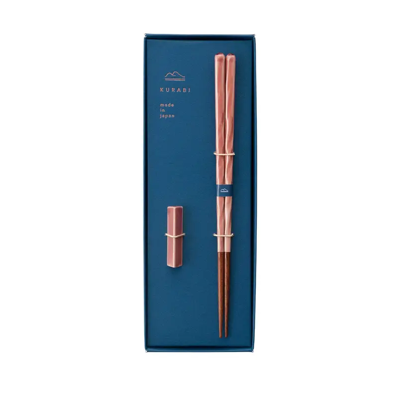 Lancewood Pink Luxury Chopstick Gift Set – 23Cm Soft-Tone Japanese Tableware Ensemble 1
