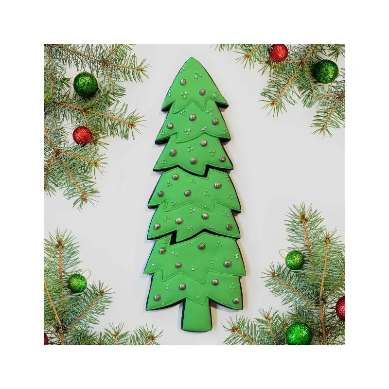 Large 3-Piece Christmas Tree Cookie Cutter Set – Lucie Bakes 1