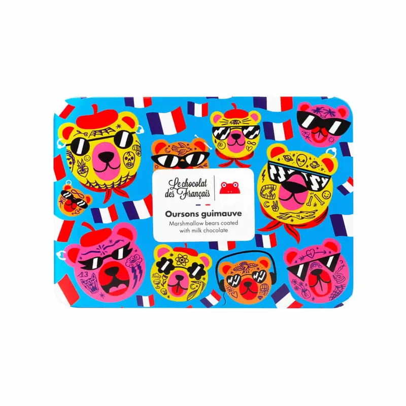 Le Chocolat Des Français Marshmallow Bears – 12-Piece Milk Chocolate Set (138G) 1