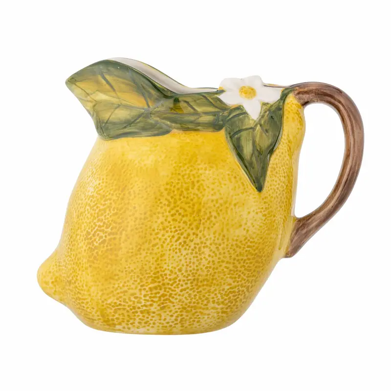 Lemon-Print Glass Pitcher – 1.34 Litre Capacity 1