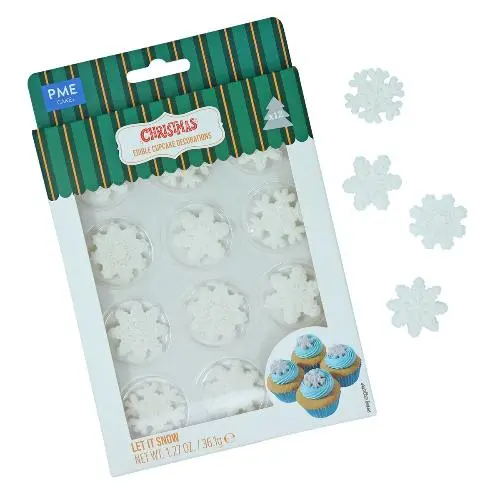 'Let It Snow' Holiday Icing Decorations For Winter Treats 1