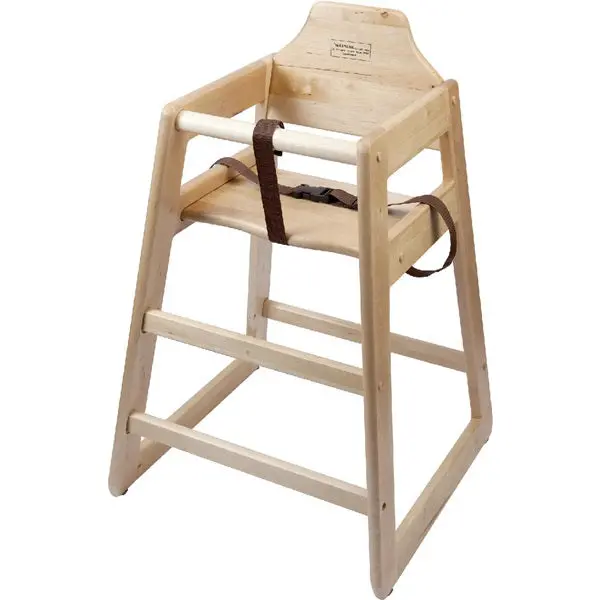 Light Wood Adjustable High Chair – Single Unit 1