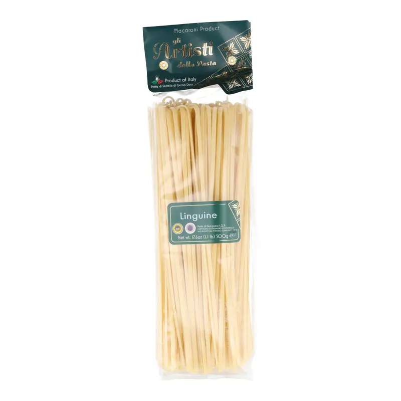 Linguine Pasta Igp By Gli Artisti Della Pasta – Flat Ribbon Noodles, 500G 1