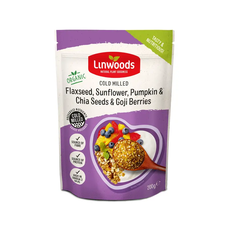 Linwoods Superfood Seed & Berry Mix – Flax, Sesame, Goji, Pumpkin & Sunflower – 200G 1