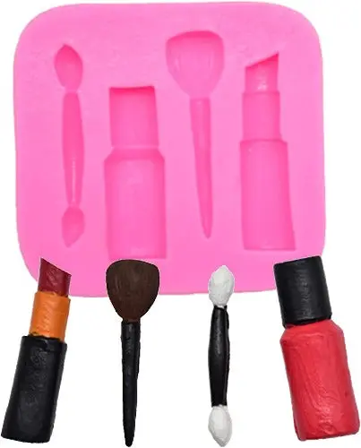 Lipstick And Cosmetic Shape Silicone Mold 1