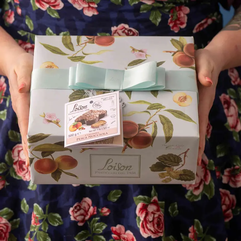 Loison Peach And Piemonte Hazelnut Colomba Pasquale – 500G Traditional Italian Easter Bread 1