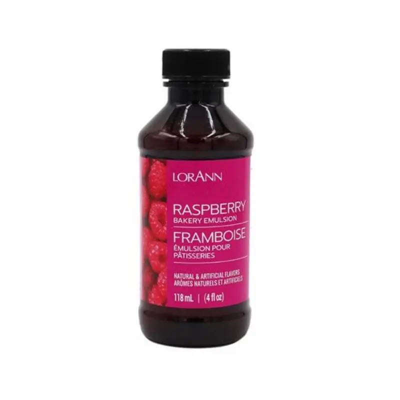 Lorann Raspberry Emulsion – 4 Fluid Ounce Bottle 1