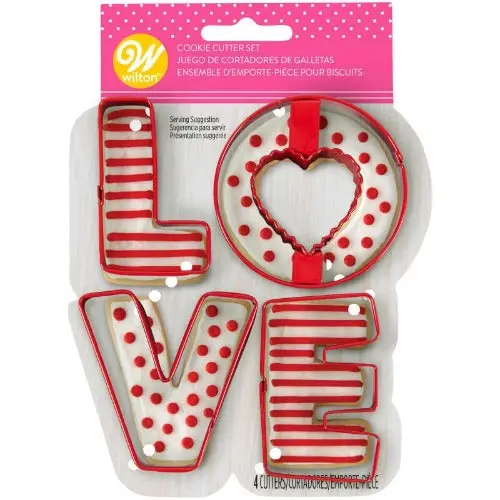 Love-Themed Cookie Cutter Set 1