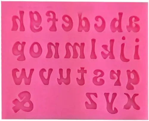 Lowercase Letter Silicone Baking Mold 1