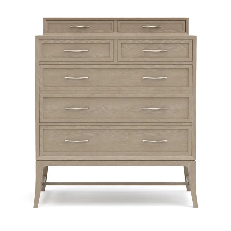 Maidstone Tall Gallery Chest With Wood Trim 1