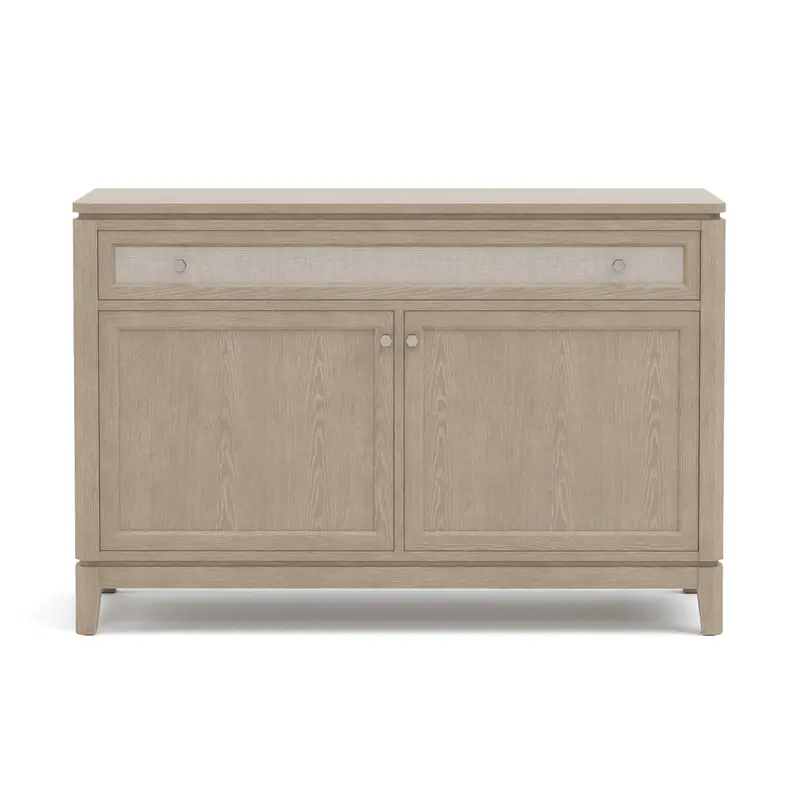 Maidstone Two-Door Woven Jute Console Table 1