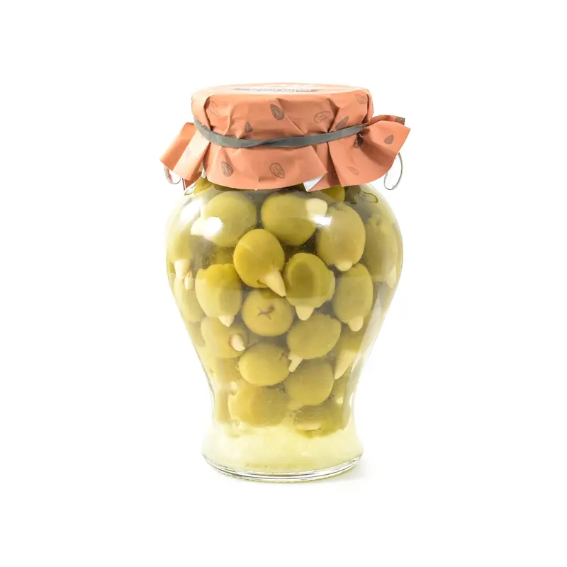 Manzanilla Olives Stuffed With Blanched Almonds, 580G 1