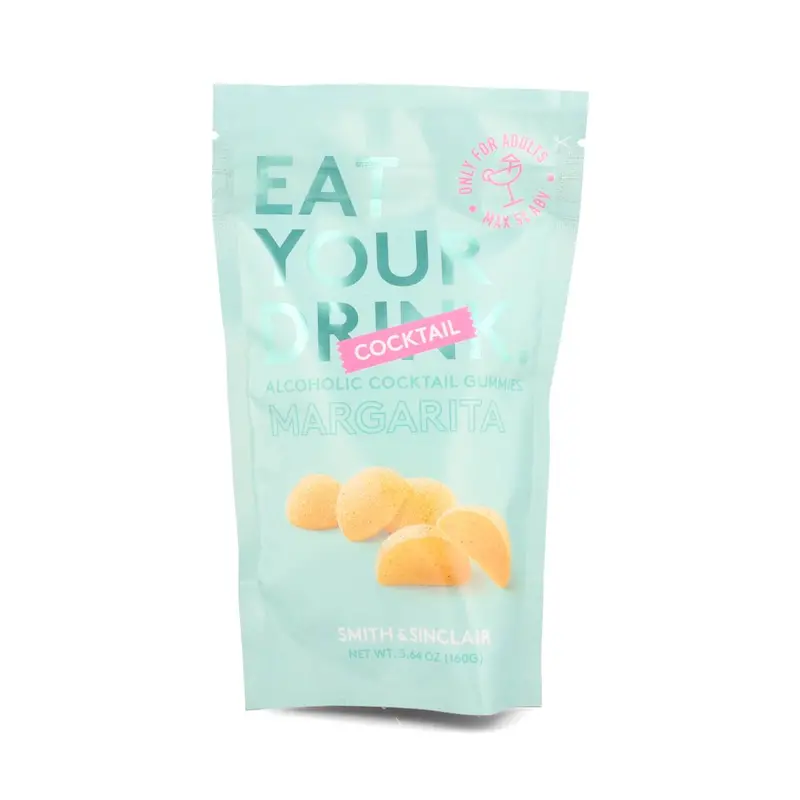 Margarita Alcoholic Cocktail Jelly Sweets – 160G (5% Abv) Tangy Citrus Gelatin Candies 1