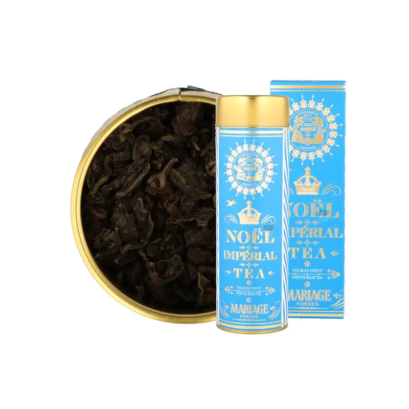 Mariage Frères Noel Imperial Blue Tea – Elegant Loose-Leaf Blue Tea, 80G 1
