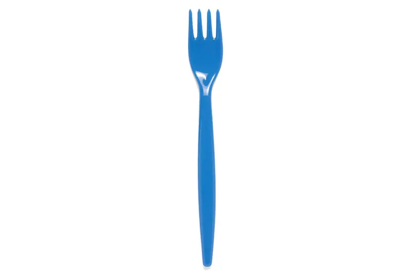 Medium Blue Antibacterial Standard Fork – Eco-Friendly Reusable Cutlery 1