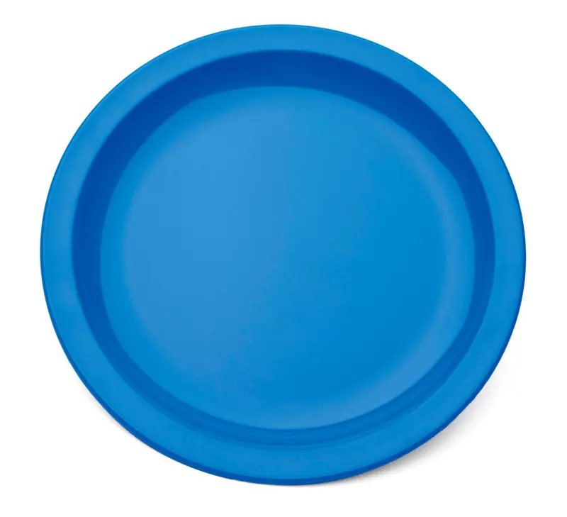Medium Blue Narrow-Rimmed Small Plate – 17Cm Sleek Dinner Plate 1