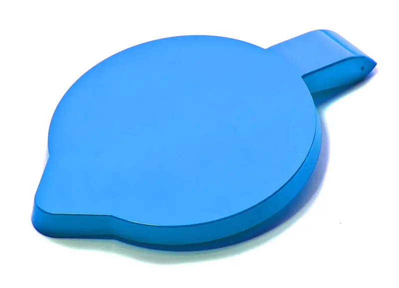 Medium Blue Polycarbonate Jug Lid – Premium Stackable Cover 1