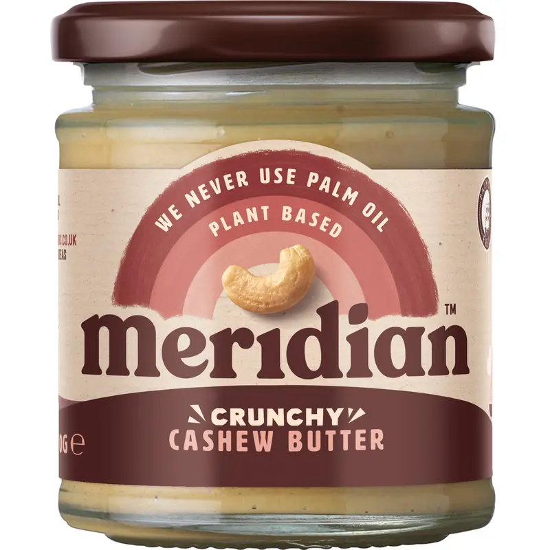 Meridian Crunchy Cashew Butter – 6 X 170G 1