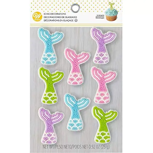 Mermaid Tail–Shaped Icing Decoration 1
