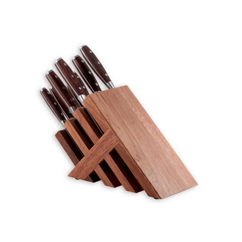 Messermeister Avanta 10-Piece Knife Set – Includes Block & Premium Blades 1