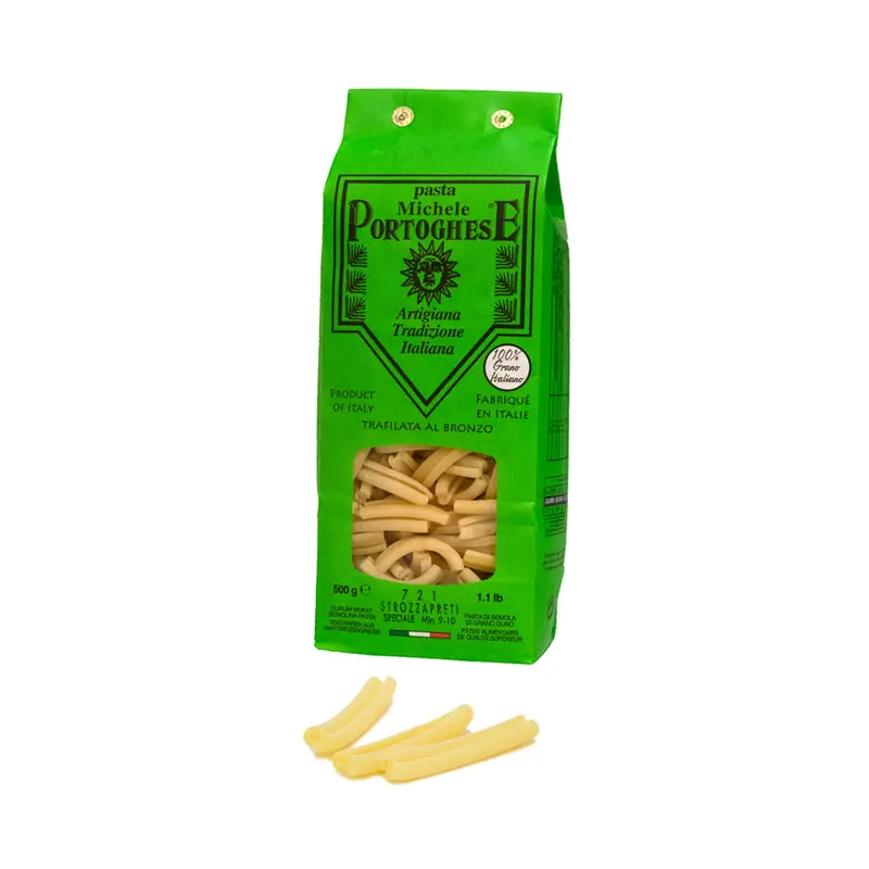 Michele Portuguese Hand-Rolled Strozzapreti Pasta, 500G 1