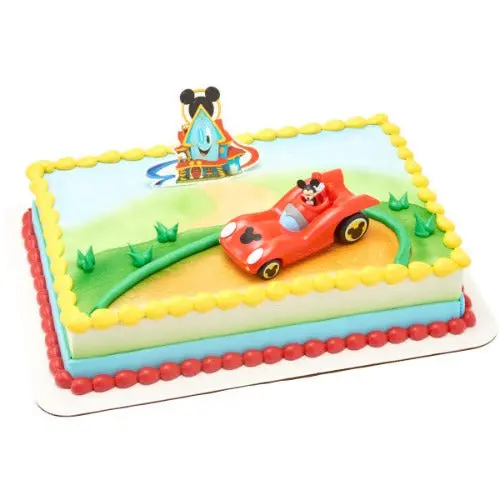 Mickey Mouse Funhouse Themed Cake Topper – Sweet Adventures Design 1