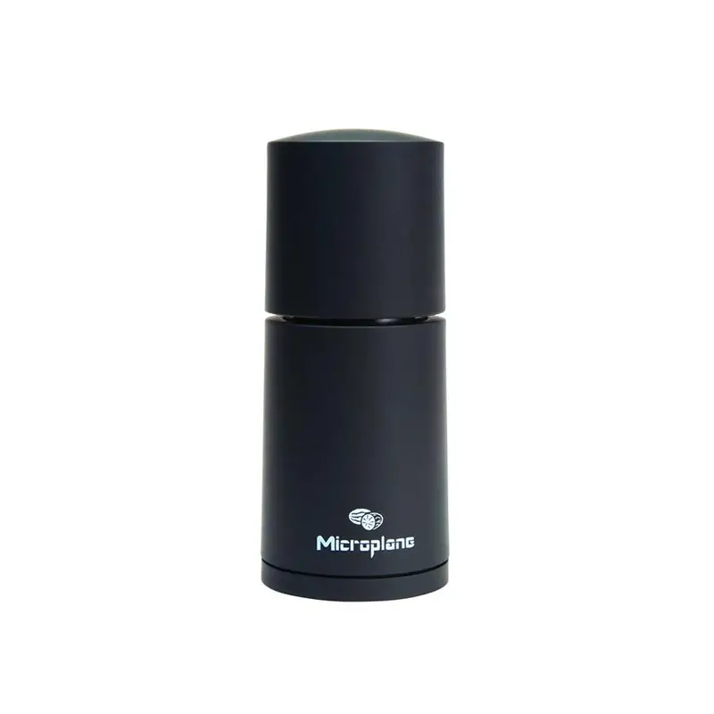 Microplane Black Spice Mill – Adjustable Ceramic Grinder For Whole Spices 1