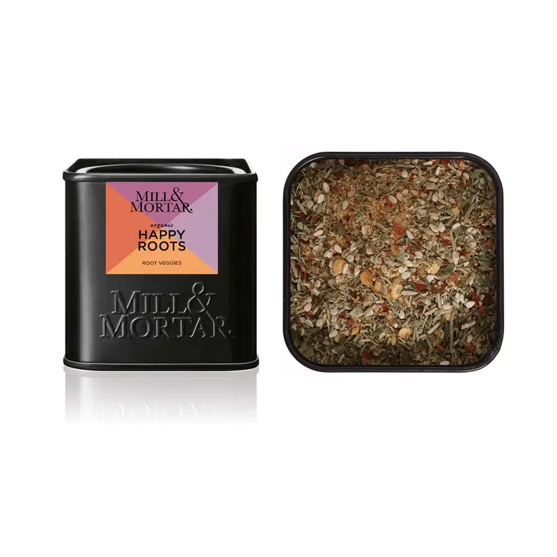 Mill & Mortar Organic Happy Roots Spice Mix – 45G Plant-Based Seasoning 1