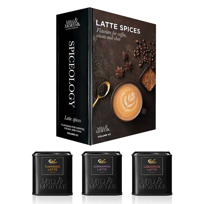 Mill & Mortar Organic Latte Spice Gift Set – Artisan Coffee & Milk Enhancers 1