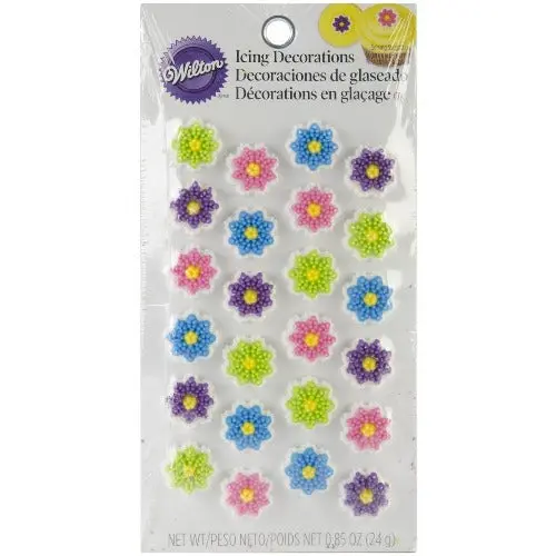 Mini Floral Icing Decoration Assortment 1