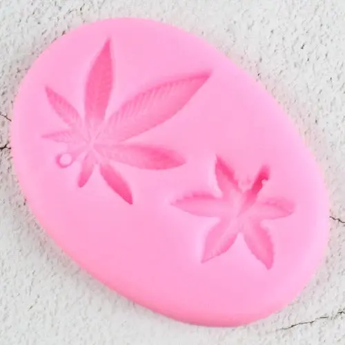 Mini Marijuana Leaf Silicone Mold For Edibles And Resin Art 1