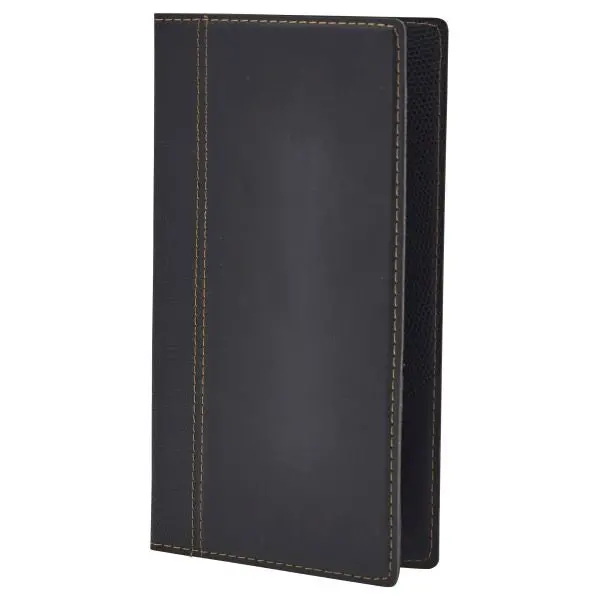 Modern Black Bill Presenter – Compact 23 × 13 Cm Tabletop Holder, Single Unit 1