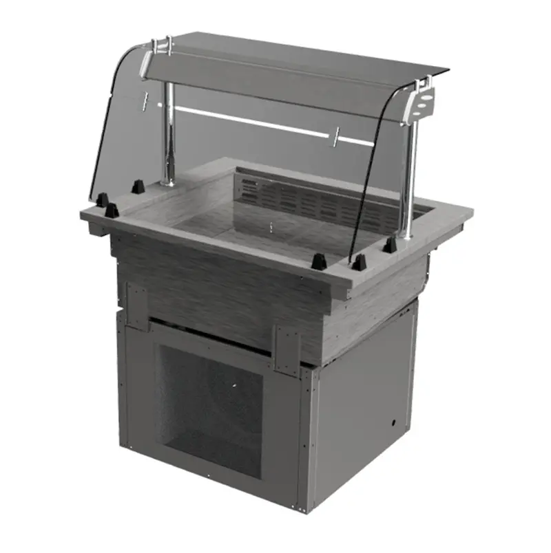 Moffat Curved-Glass Closed-Front Drop-In Refrigerated Well 1