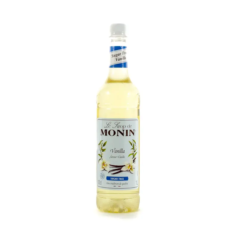 Monin Sugar-Free Vanilla Syrup – 1L Limited-Stock Beverage Concentrate 1