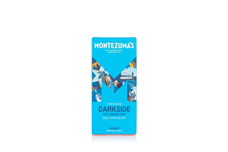 Montezuma’S Darkside Milk Chocolate Bar – Bold & Smooth Blend, 12-Pack (90G Each) 1
