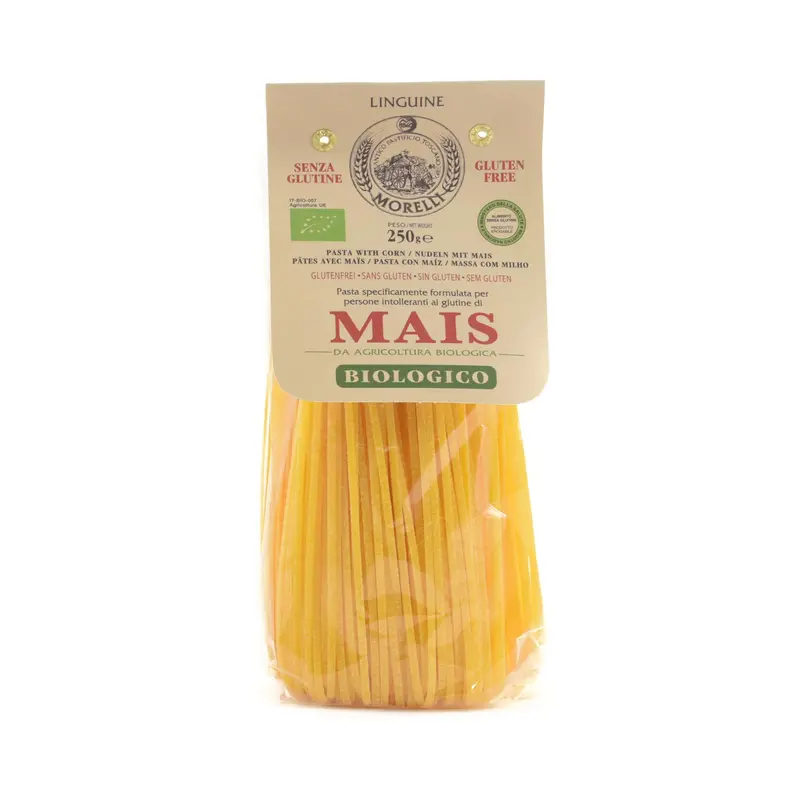 Morelli Organic Gluten-Free Linguine – 250G Pasta 1