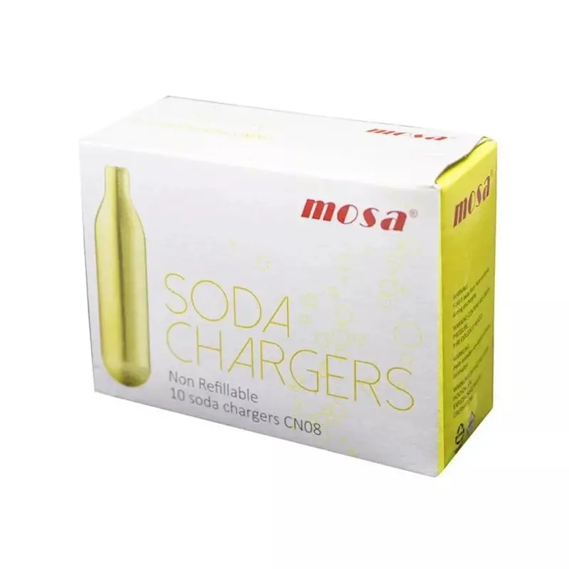 Mosa 10-Pack Co₂ Soda Charger Cartridges For Carbonation Systems 1