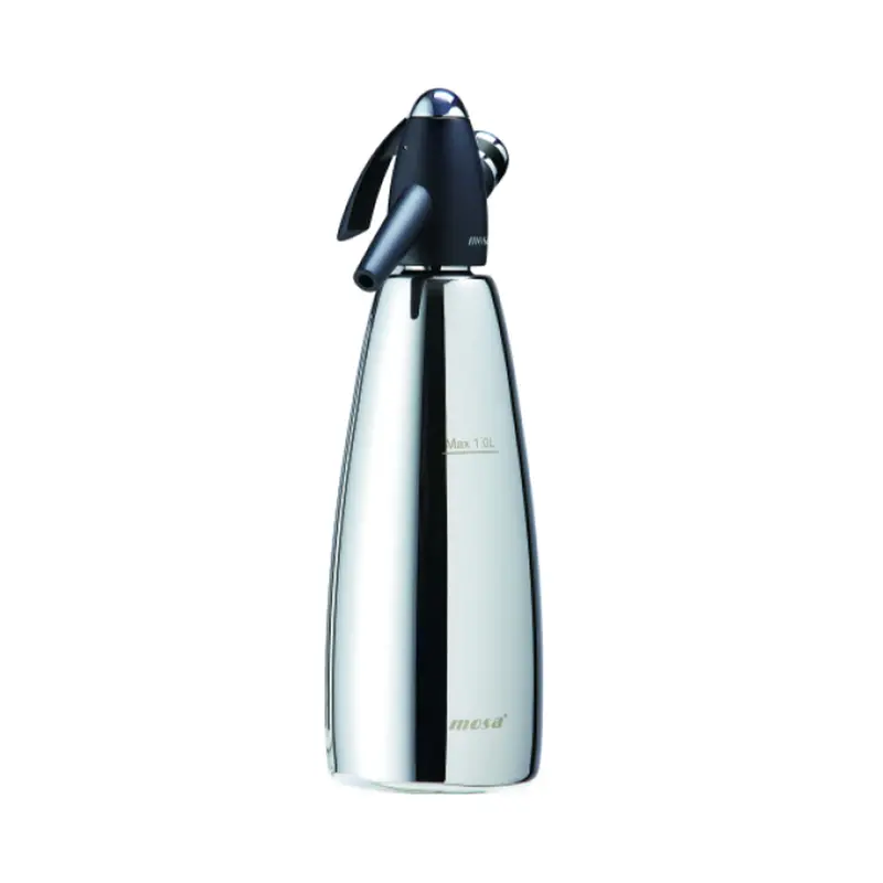 Mosa 1L Stainless Steel Soda Siphon With Ergonomic Handle 1