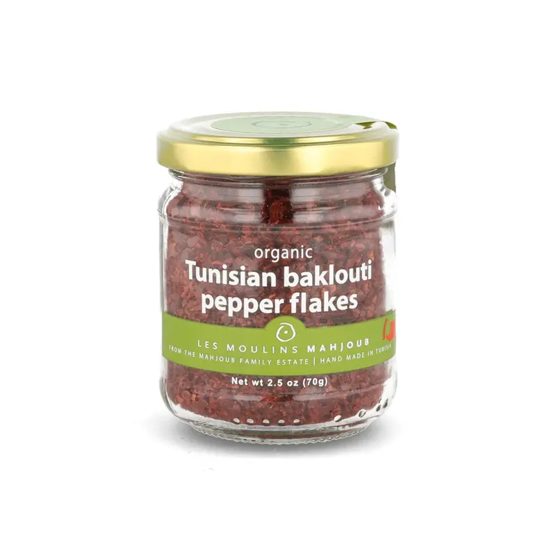 Moulins Mahjoub Baklouti Chili Flakes – Sun-Dried Red Pepper Seasoning (70 G) 1