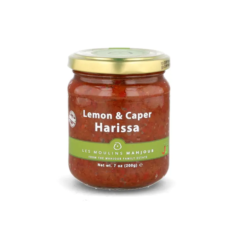 Moulins Mahjoub Lemon & Caper Harissa – Tunisian Spice Paste With Bright Citrus Notes (200 G) 1