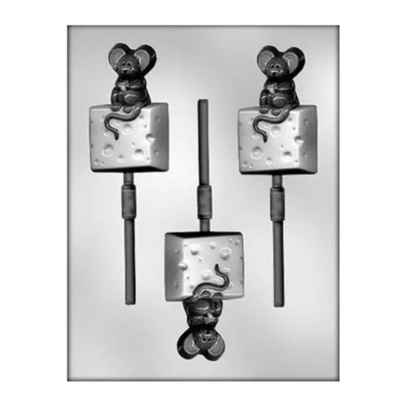 Mouse On Cheese Chocolate Mold – Whimsical Dessert Shape 1