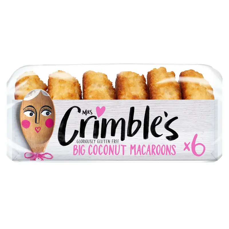 Mrs Crimble’S Big Coconut Macaroons – 12 X 215G Gourmet Box 1