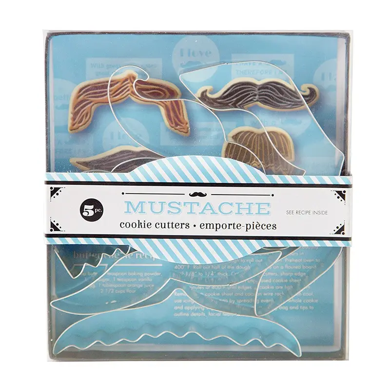 Mustache-Shaped Cookie Cutters – Fun Bakery Tool 1