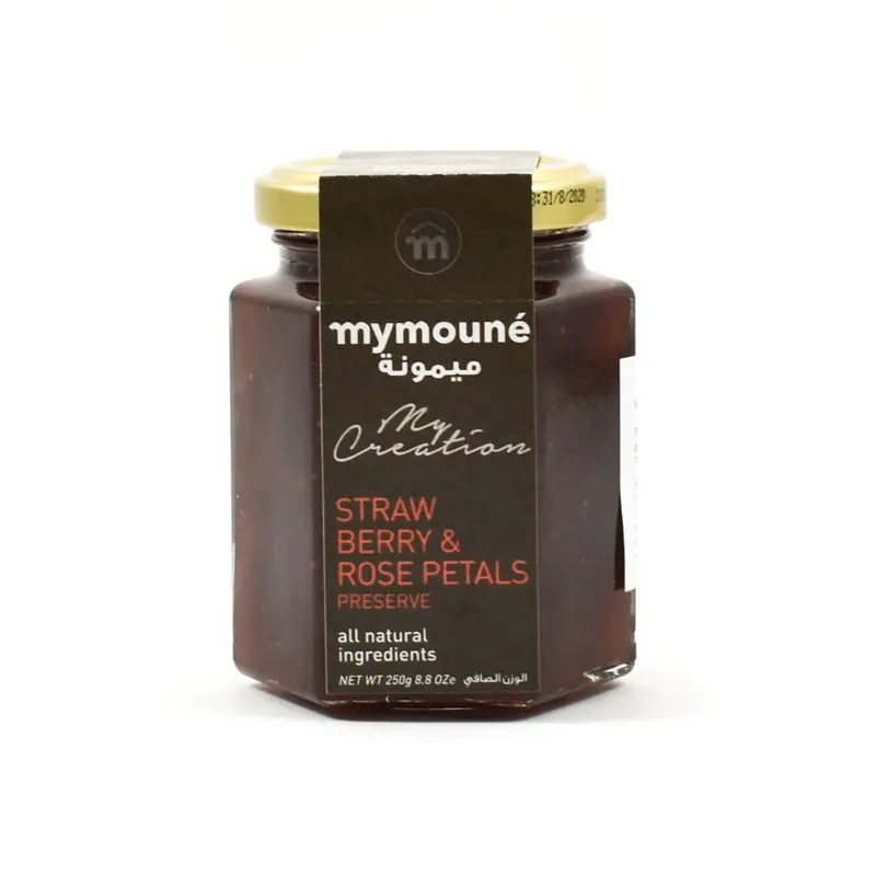 Mymoune Strawberry-Rose Petal Preserves, 250G 1