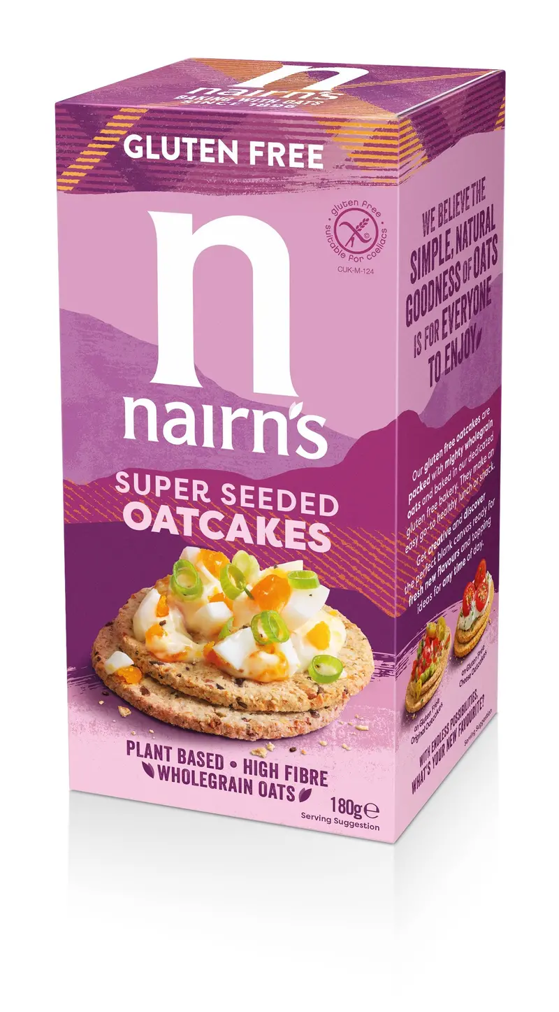 Nairn’S Super Seeded Oatcakes – 8-Pack (180G Each) 1