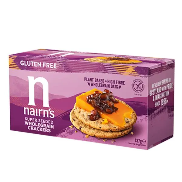 Nairn’S Super Seeded Wholegrain Crackers – 8-Pack (137G Each) 1