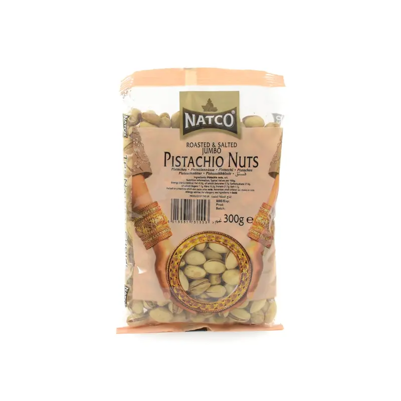 Natco Roasted & Sea Salted Pistachios – 300 G Snack Pack 1